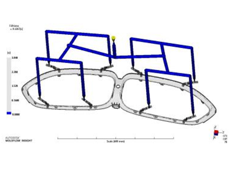 寶馬8系格柵外圈/BMW 8 Kidney Grille Ring 模具出口到歐州、Tooling export to EU