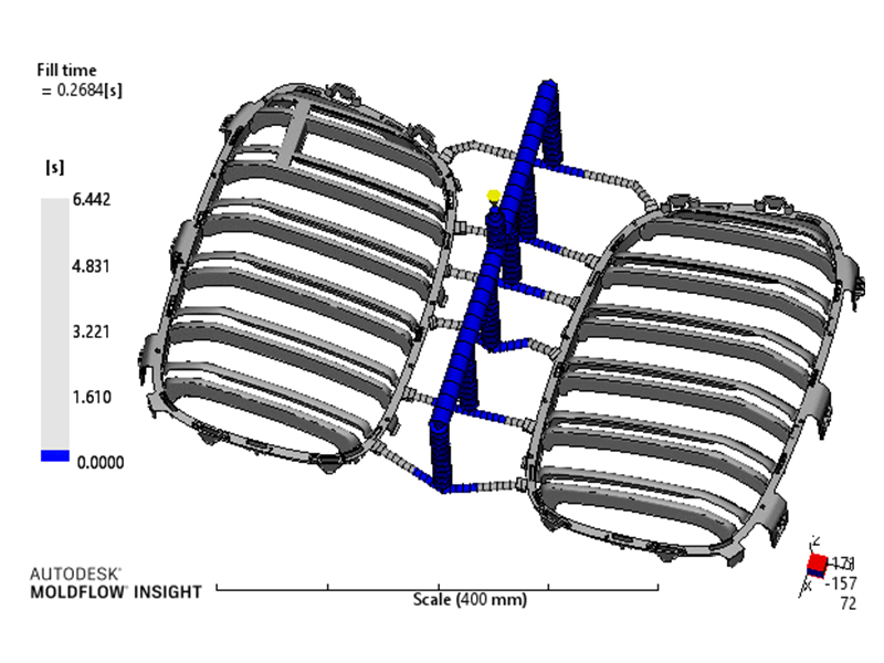 寶馬X3 格柵內(nèi)圈/BMW X3 Kidney Grille inner